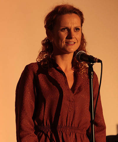 Alicja Pietruszka w monodramie "BASIA. Opowieść o żonie Krzysztofa Kamila Baczyńskiego"